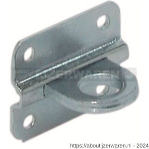 GB 750001 oog nummer 1 deelbaar 26x20 mm 1,25 mm elektrolytisch verzinkt - W18000143 - afbeelding 1