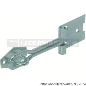 GB 75026 overval zwaar met oog nummer 5 160 mm elektrolytisch verzinkt 6x6 mm - W18002195 - afbeelding 1