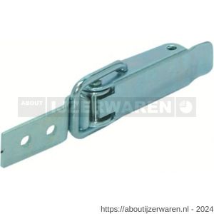 GB 75081 eierkistsluiting type D 90 graden 55x13 mm elektrolytisch verzinkt - W18002233 - afbeelding 1