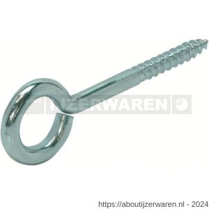 GB 80010154 schroefoog houtdraad HT 4,1 16x8 mm diameter 3,2 mm vermessingd - W18000405 - afbeelding 1