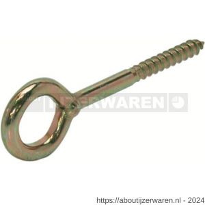 GB 80010307 schroefoog zwaar gelast HT 12 90x24 mm diameter 12 mm elektrolytisch verzinkt - W18000349 - afbeelding 1