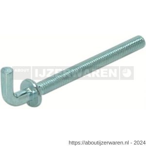 GB 80025028 schroefduim met borst zwaar metrisch draad M4 52x10/40 mm diameter 3,5 mm elektrolytisch verzinkt - W18000162 - afbeelding 1