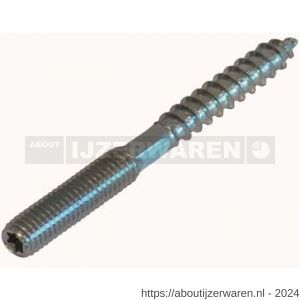 GB 80085058 stokeind met zeskant sleutelvlak met Torx indruk M10 90 mm diameter 8,9 mm elektrolytisch verzinkt - W18000459 - afbeelding 1