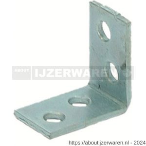 GB 82401 stoelhoek 25x25 mm 15x2 mm elektrolytisch verzinkt - W18001346 - afbeelding 1