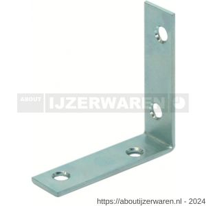 GB 82403 stoelhoek 55x55 mm 15x2 mm elektrolytisch verzinkt - W18001348 - afbeelding 1