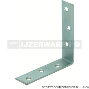 GB 82405 stoelhoek 80x80 mm 20x2 mm elektrolytisch verzinkt - W18001350 - afbeelding 1