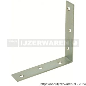 GB 82406 stoelhoek 100x100 mm 20x2 mm elektrolytisch verzinkt - W18001351 - afbeelding 1