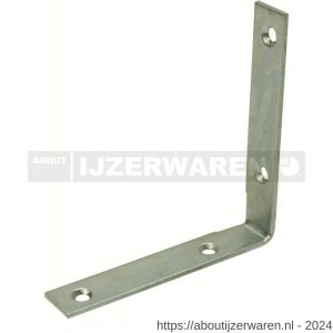 GB 82408 stoelhoek 125x125 mm 20x3 mm elektrolytisch verzinkt - W18001352 - afbeelding 1