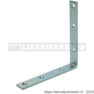 GB 82414 dorpelhoek zwaar 175x175 mm 25x5 mm elektrolytisch verzinkt - W18001321 - afbeelding 1