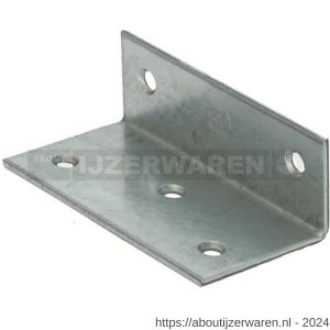 GB 82458 versterkingshoek 40x25 mm 75x2 mm sendzimir verzinkt - W18001360 - afbeelding 1