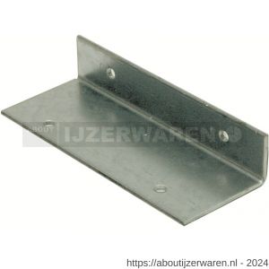 GB 82460 versterkingshoek 40x20 mm 100x2 mm sendzimir verzinkt - W18001358 - afbeelding 1