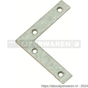 GB 83102 raamhoek 90 graden recht 50x50 mm 10x1,5 mm zink-magnesium - W18001330 - afbeelding 1