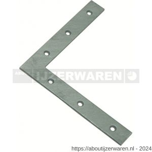 GB 83108 raamhoek 90 graden recht 150x150 mm 22x2 mm zink-magnesium - W18001339 - afbeelding 1