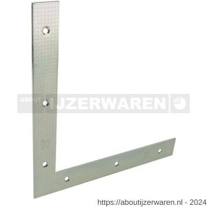 GB 83309 raamhoek recht 250x250 mm 32x2,5 mm zink-magnesium - W18002602 - afbeelding 1