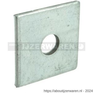 GB 84085 volgplaat M20 150x150 mm 10 mm blank - W18002809 - afbeelding 1