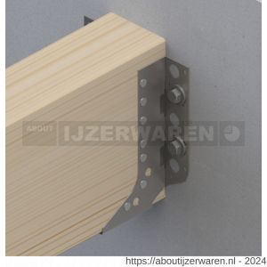 GB 0777450 raveeldrager Midi barcode 380/71x154 mm 1,5 mm sendzimir verzinkt - W18001467 - afbeelding 2