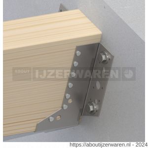 GB 07810 raveeldrager zwaar 220/..x.. mm 2 mm sendzimir verzinkt - W18002775 - afbeelding 2