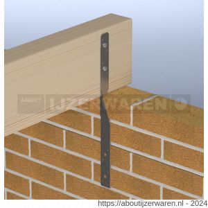 GB 07944 stormanker 400x40 mm 30x2 mm sendzimir verzinkt - W18000781 - afbeelding 2