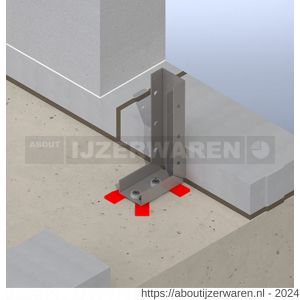 GB 10260 kimbloksteller 200x100 mm 105x2 mm elektrolytisch verzinkt - W18000675 - afbeelding 2