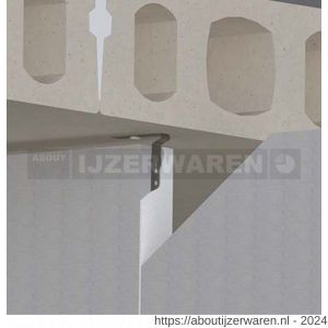 GB 21224 veeranker 90x103 mm 22x0,7 mm sendzimir verzinkt - W18000816 - afbeelding 2