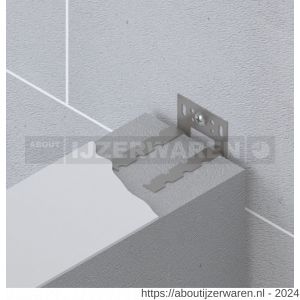 GB 212280 wandanker dilaterend 40x88 mm 60x1,25 mm sendzimir verzinkt - W18000819 - afbeelding 2