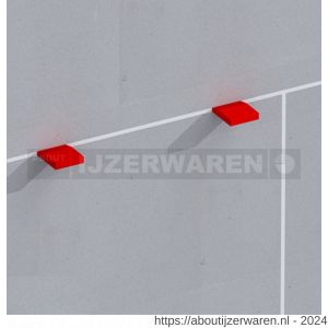 GB 340030 stelwig zwart 100 mm 45x18 mm kunststof - W18000904 - afbeelding 2