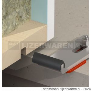 GB 34798 elementrubber zwart 68 mm 20x8 mm kunststof - W18000674 - afbeelding 2