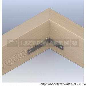 GB 824214 neusijzer schuin 135 graden 100x150 mm 25x4 mm zink-magnesium S351 - W18002544 - afbeelding 2