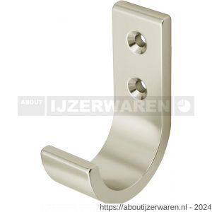 Hermeta 0111 garderobe jashaak enkel nieuw zilver EAN sticker - W20101404 - afbeelding 1