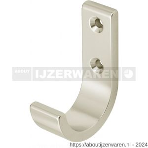 Hermeta 0129 garderobe jashaak enkel nieuw zilver - W20101419 - afbeelding 1