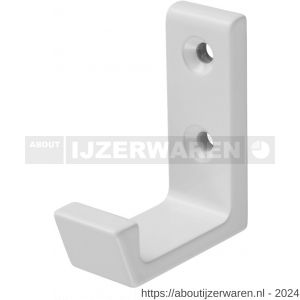 Hermeta 0139 garderobe jashaak enkel wit - W20101778 - afbeelding 1