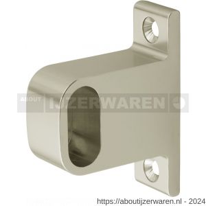 Hermeta 1040 garderobebuis steun eind Gardelux 1 type 2 nieuw zilver - W20102154 - afbeelding 1