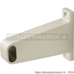 Hermeta 1050 garderobebuis steun eind Gardelux 1 type 3 nieuw zilver EAN sticker - W20102159 - afbeelding 1