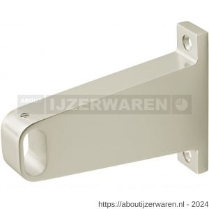 Hermeta 1052 garderobebuis steun midden Gardelux 1 type 3 nieuw zilver EAN sticker - W20102161 - afbeelding 1