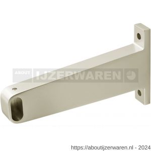 Hermeta 1070 garderobebuis steun eind links Gardelux 1 type 4 nieuw zilver - W20102162 - afbeelding 1