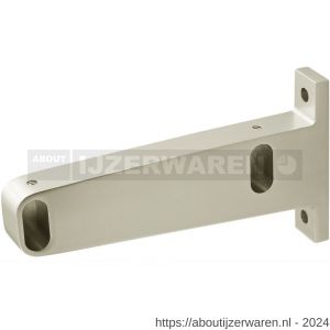 Hermeta 1080 garderobebuis steun eind links Gardelux 1 type 5 nieuw zilver EAN sticker - W20102169 - afbeelding 1