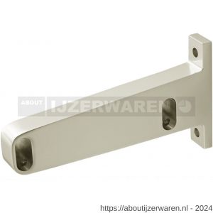 Hermeta 1081 garderobebuis steun eind rechts Gardelux 1 type 5 nieuw zilver EAN sticker - W20102171 - afbeelding 1