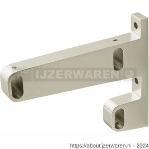 Hermeta 1090 garderobebuis steun eind links Gardelux 1 type 6 nieuw zilver EAN sticker - W20102175 - afbeelding 1