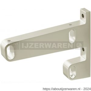 Hermeta 1092 garderobebuis steun midden Gardelux 1 type 6 nieuw zilver EAN sticker - W20102179 - afbeelding 1