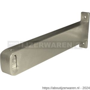 Hermeta 1101 garderobebuis steun eind rechts Gardelux 1 type 8 nieuw zilver EAN sticker - W20102183 - afbeelding 1