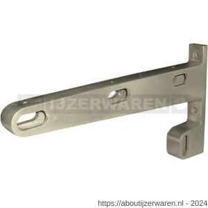 Hermeta 1142 garderobebuis steun midden Gardelux 1 type 13 nieuw zilver EAN sticker - W20102203 - afbeelding 1