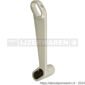 Hermeta 1161 garderobebuis beugel rechts Gardelux 1 type 9 nieuw zilver EAN sticker - W20102135 - afbeelding 1