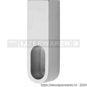 Hermeta 1194 garderobebuis plafondbevestiging steun eind Gardelux 1 type 1 mat naturel EAN sticker - W20100532 - afbeelding 1