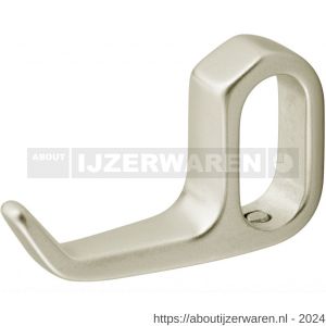 Hermeta 1221 garderboebuis jashaak enkel Gardelux 1 nieuw zilver - W20102143 - afbeelding 1