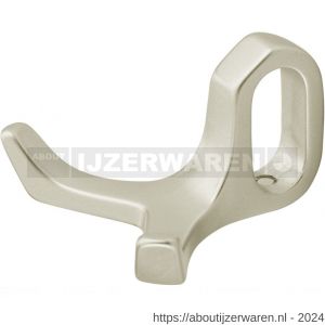 Hermeta 1231 garderboebuis jashaak dubbel Gardelux 1 nieuw zilver - W20102145 - afbeelding 1