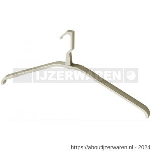 Hermeta 1262 garderobe kledinghanger Gardelux 1 zelfrichtend nieuw zilver - W20102234 - afbeelding 1