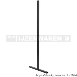 Hermeta 1336 garderobe standaard dubbel 160 cm zwart - W20100542 - afbeelding 1