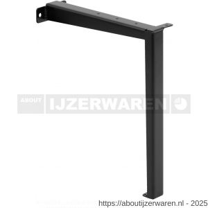 Hermeta 3061 steun voor zitbank Gardelux type 1 zwart - W20101354 - afbeelding 1