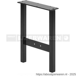 Hermeta 3063 steun voor zitbank verbindingsregel Gardelux type 3 zwart - W20101355 - afbeelding 1