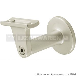 Hermeta 3515 verstelbare samengestelde leuninghouder holzadel tapgat nieuw zilver EAN sticker - W20100871 - afbeelding 1